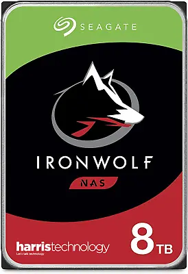 Seagate IronWolf 3.5  8TB NAS SATA 3 Hard Disk Drive HDD - ST8000VN004 • $307.90