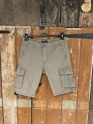 Andrew James Men’s Khaki Cargo Shorts Sailing Size 34 • £19.99