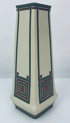 Mettlach Vase 2986 Antique German Beer Stein Collector Interest 10.5  Geometric • $374.99