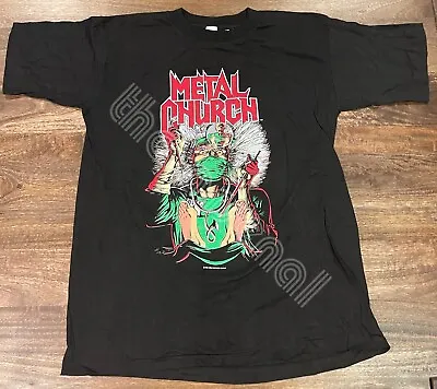 VINTAGE Metal Church  Fake Healer  T-Shirt - 1989 Concert Authentic Unworn • $199.99
