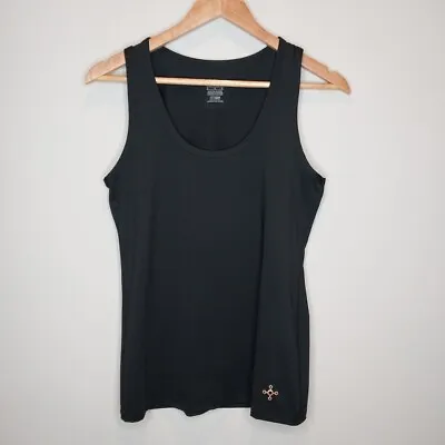 Tommie Copper Tank Top Women's Black Compression  Top Size Large Copper Znergy • $25.48