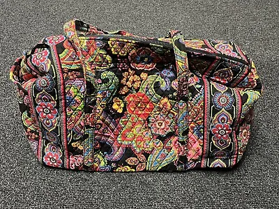 Vera Bradley Authentic Symphony In Hue Patterned Travel Duffel Bag Hand Bag • $39.99
