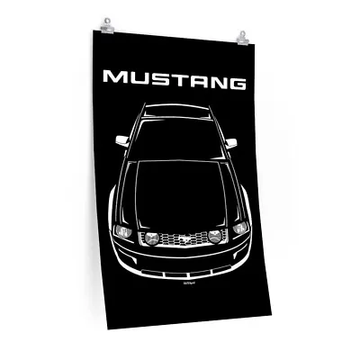 Ford Mustang S197 2005-2009 Poster Mustang Wall Art Garage Decor Print Gifts • $9.56