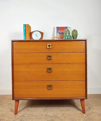 Vintage G Plan Sideboard Chest Of Drawers Form Five Media Cabinet Mid Century • £245