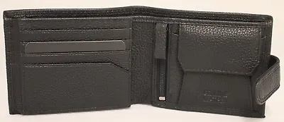 $29.99 • Buy RFID Security Lined Leather Wallet. Quality Full Grain Cow Hide Leather. 11020.