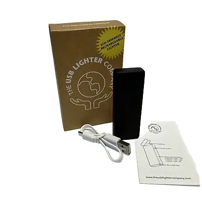 The USB Lighter Company Pocket LighterFlamelessRechargeableBlack  SlimNew • $15.99