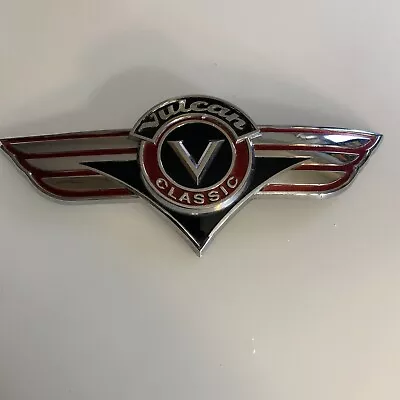 Vintage Vulcan Custom Fuel Tank Plastic Emblem Zau • $9.45