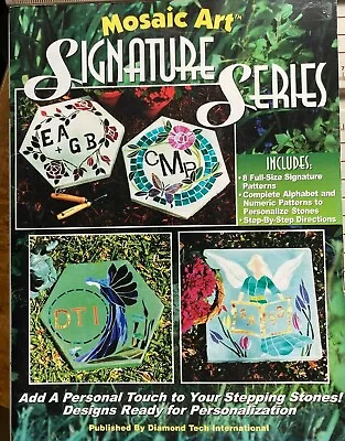 SIGNATURE SERIES MOSAIC ART Garden Stones Stained Glass Supplies 8 FULL SIZE • $15.95