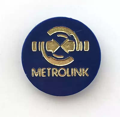 Pog Slammer Metrolink Train Commuter Rail Los Angeles Southern CA 90s Game VTG • $21.45