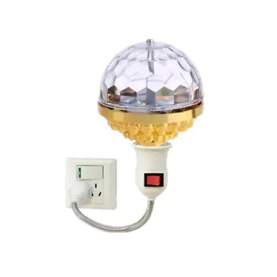 New LED Colorful Rotating Magic Ball Disco  E27  Flexible Rotation Light Bulb • $20.12