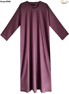 SLIM FIT Plain Dubai Abaya/Burqa With Pocket Made By SoftNice &Good NIDA Fabric • £16.99