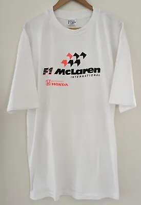 Vintage Team Mclaren Honda Formula 1 Racing Tshirt - Grand Prix Tee - F1 - 90s • $57.79