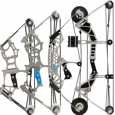 6'' 7  8  9.5  Mini Compound Bow 12 Arrow Kid Archery Shooting Children Toy Gift • £22.16