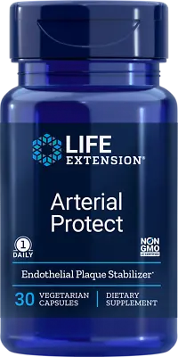 ARTERIAL PROTECT CARDIOVASCULAR ENDOTHELIAL HEART HEALTH 30 Sgel LIFE EXTENSION • $32.49