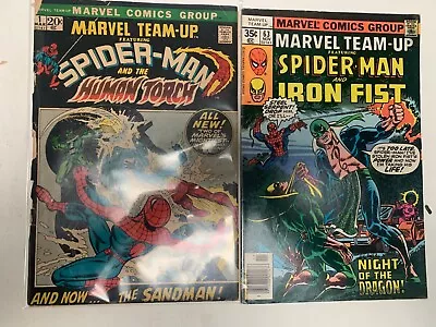 Marvel Team-Up Comic Book Lot Of 2 Issue # 1 63 • $14.99