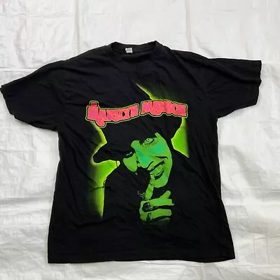 MARILYN MANSON Smells Like Children Mens T-Shirt Black Size Large • $39