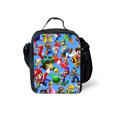£7.95 • Buy Kids Bag Super Mario Insulated Lunch Bag Outing School Food Picnic Box UK