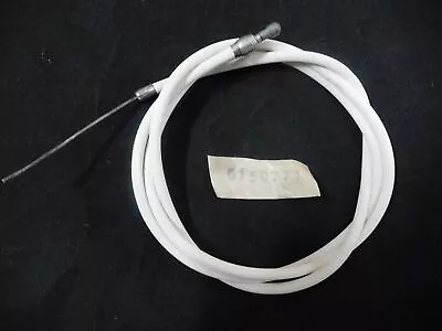 Vintage Raleigh Or Phillips Bicycle Brake Cable Rear White RIBBED 107cm/116cmNOS • $33.24