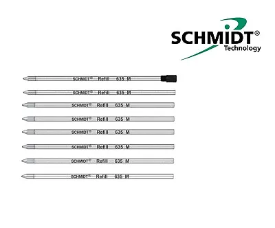 Schmidt Mine 635 M Refill 8 Pack Black/Blue/Red/Green +End Cap (1) D1 Swarovski • £9.80