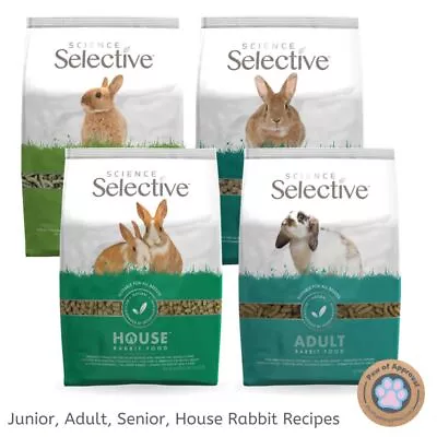 Supreme SCIENCE Selective Rabbit Food Adult Junior Mature House Pellets 1.5kg • £9.49