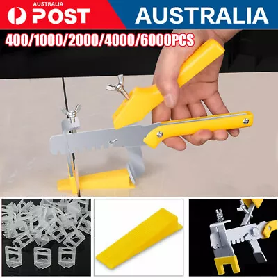 1.5mm 8000PCS Tile Leveling System Clips Plier Tiling Spacer Tool Kit Wall Floor • $13.73