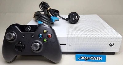 $229 • Buy Microsoft Xbox One S - 1TB 1681 - White W/ Controller And Cords
