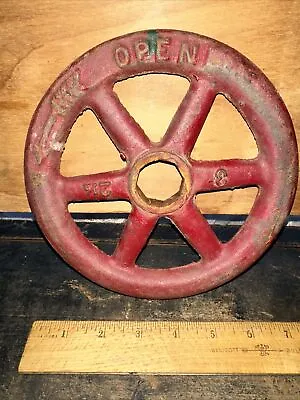 Vintage Steampunk Cast Iron Handle Wheel Industrial Age Heavy Reclaimed #2 • $36