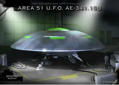 Area 51 U.F.O. AE-341.15B Flying Saucer Model Kit MINT /SEALED18SPH02 • £26.84