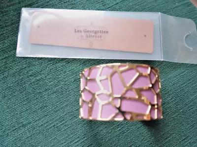 LES GEORGETTES By ALTESSE BEAUTIFUL GOLD COLOUR BRACELET/MULBERRY STRAP + 1 MORE • £30