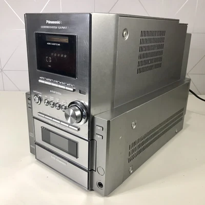Panasonic SA-PM17 CD Stereo System Radio Tape & 5x CD Changer - Faulty • £18.99