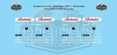 Consolidated Papers 50' Wood Chip Boxcar Set N 1:160 Scale • $10.99