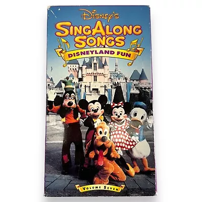 Disneys Sing Along Songs Disneyland Fun: Its A Small World VHS 1993 Classic • $9.97