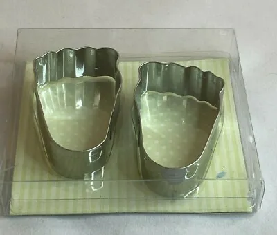 Kate Aspen Pitter Patter Baby Foot Cookie Cutters Bay Shower Baking - New In Box • $6