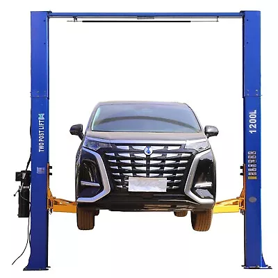 Heavy Duty 12000 Lb Capacity 2 Post 1200L Auto Car Lift Hoist 220V Clear Floor • $2999