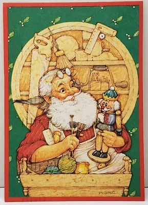 CHRISTMAS Santa And Toy Shop Signed R GRIST 1983 Leola To Lancaster Postcard E10 • $6.95