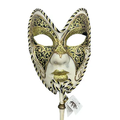 NWT Maschera Del Galeone Handmade In Italy Venetian Mardi Grass Carnival Mask • $35