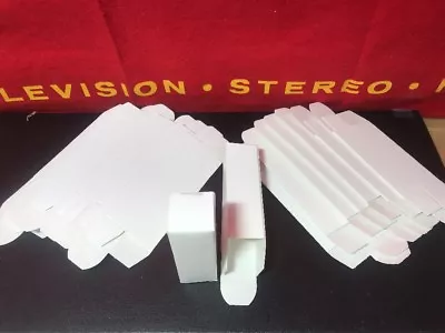$7.95 • Buy EMPTY WHITE VACUUM TUBE BOXES  10 25 50  Or 100 PCS For 12AX7,6DJ8, 6AU6 & More
