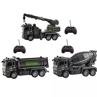 Electric Construction Model Toy Car 1:32 RC Engineering Truck Educational Toys • $35.62