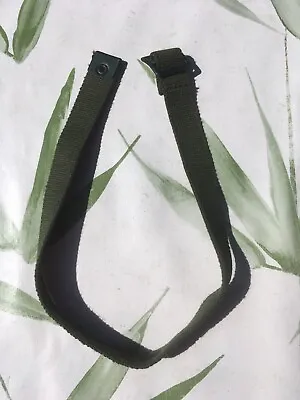 British Army 58 Pattern Utility Straps Olive Green Cotton Webbing NOS 18” Long • £4