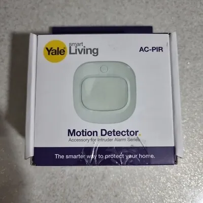 Untested  Sync Smart Home White Alarm Motion Detector  - AC-PIR  • £14.25