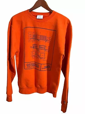 Champion Athletics Men’s Vintage Orange Crewneck Sweatshirt Size Small • $39.99