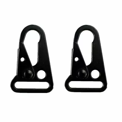 1  Enlarged Mouth Clips Spring Snap Hook & Loop Metal Buckle For Paracord Slings • $5.39
