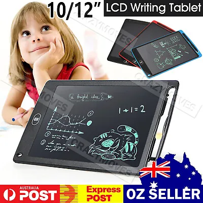 $13.45 • Buy 10 / 12  LCD Writing Tablet Drawing Board Colorful Doodle Handwriting Pad VIC
