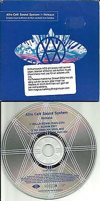 Faithless AFRO CELT SOUND SYSTEM Release 3 MIXES PROMO CD Single MASTERS AT WORK • $24.99