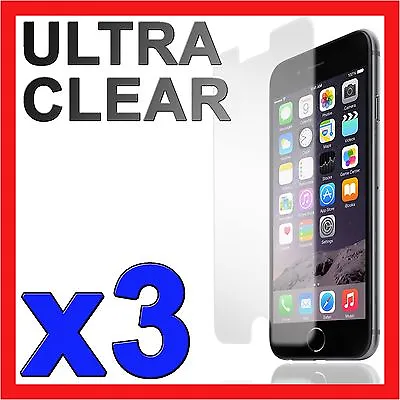 3x Ultra Clear LCD Screen Protector Film For Apple IPhone 6 6S 4.7  6 Plus 5.5  • $4.99