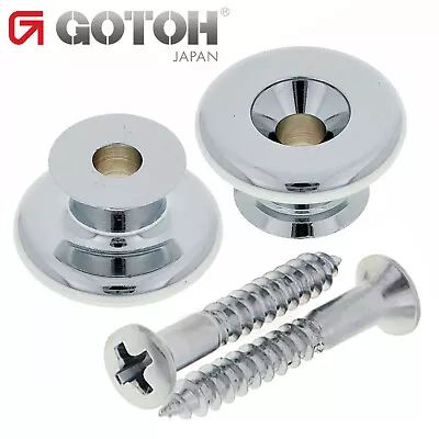 NEW Gotoh EP-B3 End Pins Oversized Strap Button For Guitar & Bass - CHROME • $8.99