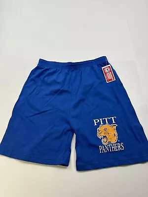 Vintage Deadstock University Of Pittsburgh Panthers Size Large Shorts Pitt • $38.95