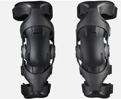 POD K4 2.0 Youth Knee Braces Pair Black Motorcross MX Off Road Size Youth Tall • $350