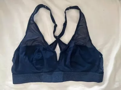 Calvin Klein Navy Blue Sparkly Bralette Size Large BNWOT • £15