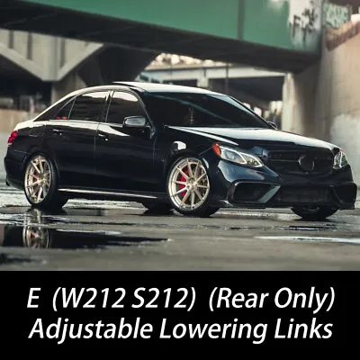 For 2010-18 MERCEDES BENZ E500 E63 AMG REAR ADJUSTABLE LOWERING LINKS W212 S212 • $79.99